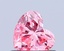 0.56 Ct. Fancy Vivid Pink Heart Lab Grown Diamond