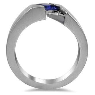 Custom Asymmetrical Groove Ring