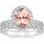18KW Morganite Estelle Diamond Bridal Set (1 1/3 ct. tw.), smalltop view