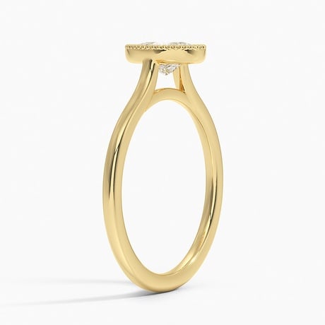 Bezel Engagement Ring