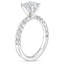 18K White Gold Peri Diamond Ring (1/3 ct. tw.), smallside view