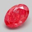 4.73 Ct. Fancy Vivid Red Oval Lab Grown Diamond