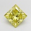 3.08 Ct. Fancy Intense  Yellow Princess Lab Grown Diamond