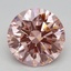 2.10 Ct. Fancy Vivid Pink Round Lab Grown Diamond