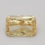 0.93 Ct. Fancy Vivid Yellow Radiant Lab Grown Diamond