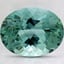 13.8x10.7mm Unheated Teal Oval Tourmaline