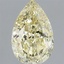 2.50 Ct. Fancy Yellow Pear Lab Grown Diamond