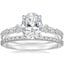 Platinum Primrose Diamond Ring with Luxe Sonora Diamond Ring (1/4 ct. tw.)