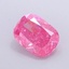 1.28 Ct. Fancy Vivid  Pink Cushion Lab Grown Diamond