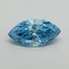 0.92 Ct. Fancy Vivid Blue Marquise Lab Grown Diamond