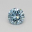 0.31 Ct. Fancy Intense Blue Round Lab Grown Diamond