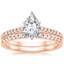 14K Rose Gold Sonora Diamond Bridal Set (1/4 ct. tw.)