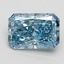 2.04 Ct. Fancy Vivid Blue Radiant Lab Grown Diamond