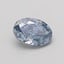 0.53 Ct. Fancy Vivid Blue Oval Lab Grown Diamond