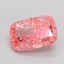 5.13 Ct. Fancy Vivid Pink Cushion Lab Grown Diamond