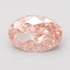 2.04 Ct. Fancy Vivid Pink Oval Lab Grown Diamond