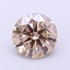 2.06 Ct. Light Brown Round Lab Grown Diamond