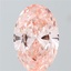 9.03 Ct. Fancy Vivid Pink Oval Lab Grown Diamond