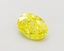 1.01 Ct. Fancy Vivid  Yellow Oval Lab Grown Diamond