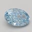 1.53 Ct. Fancy Vivid Blue Oval Lab Grown Diamond