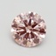 2.50 Ct. Fancy Intense Pink Round Lab Grown Diamond