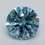 3.02 Ct. Fancy Vivid Blue Round Lab Grown Diamond