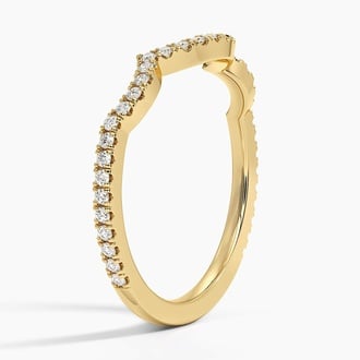 Petite Twisted Vine Curved Diamond Ring (1/5 ct. tw.)