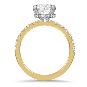 Custom Multiple Prong Diamond Ring