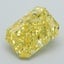 4.27 Ct. Fancy Vivid Yellow Radiant Lab Grown Diamond