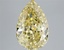 5.07 Ct. Fancy Intense  Yellow Pear Lab Grown Diamond