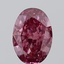 2.51 Ct. Fancy Vivid Pink Oval Lab Grown Diamond