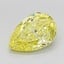 3.08 Ct. Fancy Intense Yellow Pear Lab Grown Diamond