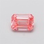 1.00 Ct. Fancy Vivid  Pink Emerald Lab Grown Diamond