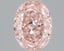 0.83 Ct. Fancy Intense Pink Oval Lab Grown Diamond