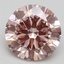 3.01 Ct. Fancy Intense Pink Round Lab Grown Diamond