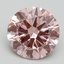 3.03 Ct. Fancy Intense Pink Round Lab Grown Diamond