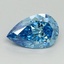 2.05 Ct. Fancy Vivid Blue Pear Lab Grown Diamond