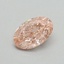 0.50 Ct. Fancy Vivid Pink Oval Lab Grown Diamond