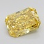 2.04 Ct. Fancy Vivid Yellow Radiant Lab Grown Diamond