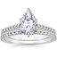 18K White Gold Sonora Diamond Ring with Sonora Eternity Diamond Ring (3/8 ct. tw.)