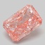 4.05 Ct. Fancy Vivid  Pink Radiant Lab Grown Diamond