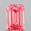 1.10 Ct. Fancy Vivid Pink Emerald Lab Grown Diamond
