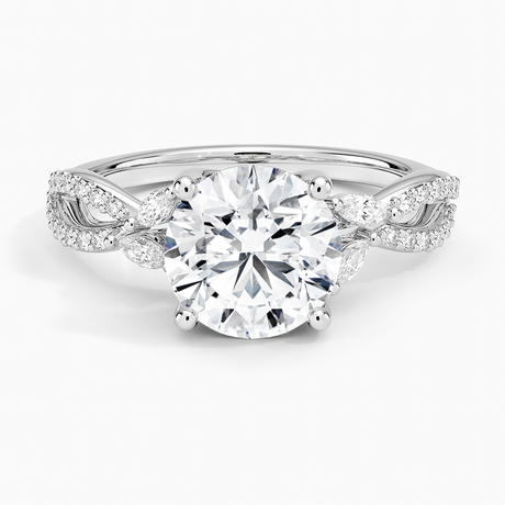 Platinum Luxe Willow Diamond Ring (1/4 ct. tw.)