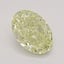 11.20 Ct. Fancy Light Yellow Oval Diamond