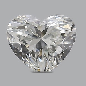 Heart diamond — real photo