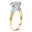 The Debbie Ring, smalltop view on a hand