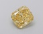 1.29 Ct. Fancy Intense  Yellow Cushion Lab Grown Diamond