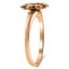 The Mercedes Ring, smalltop view on a hand