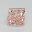 5.04 Ct. Fancy Vivid Pink Princess Lab Grown Diamond