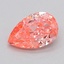 0.53 Ct. Fancy Vivid  Pink Pear Lab Grown Diamond